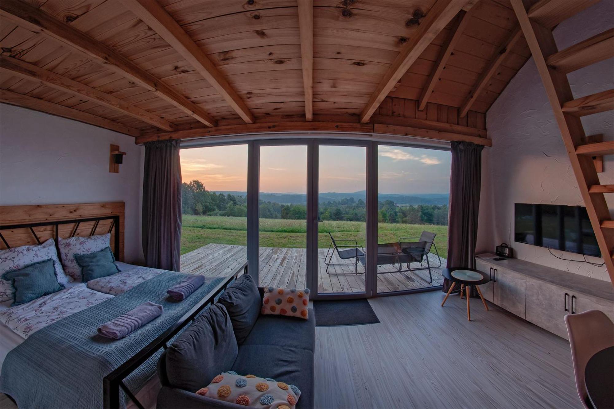 Villa Widokowe Stodoly Bieszczady Lesko Exterior foto